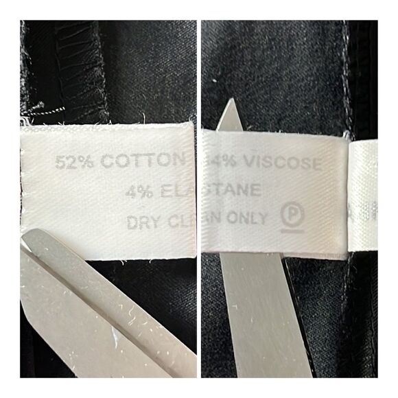 Ann Louise Roswald Cotton Blend Black Knee Length Skirt - Picture 11 of 12